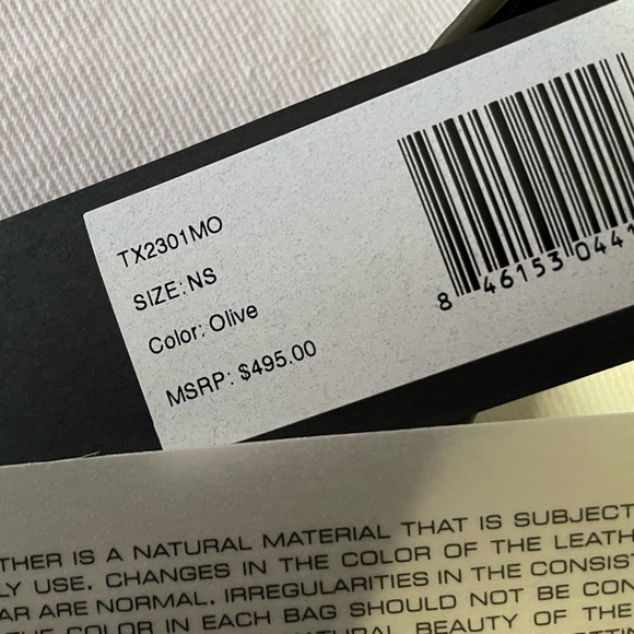 NWT HALSTON HERITAGE  OLIVE COLORED  HANDBAG - Picture 7 of 12